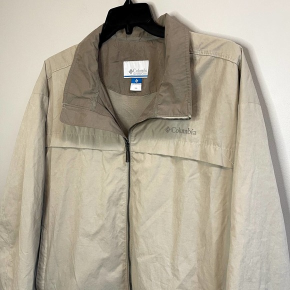 Columbia Men’s Northway Jacket | Water Wind Resistant | Tan Khaki Beige | XXL - Picture 3 of 6